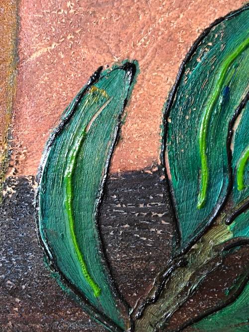 INVESTMENT ART !! BEAUTIFUL LARGE FRAMED OIL ON BOARD - STILL LIFE WITH PROTEA'S - SIGNED DATED