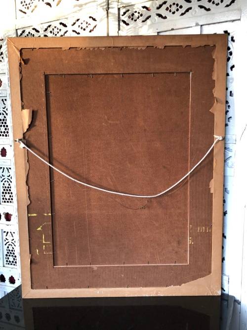 INVESTMENT ART !! BEAUTIFUL LARGE FRAMED OIL ON BOARD - STILL LIFE WITH PROTEA'S - SIGNED DATED