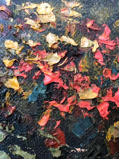 WOW !!! GORGEOUS FRAMED OIL ON CANVAS BOARD LANDSCAPE PAINTING - SIGNED FRANKI