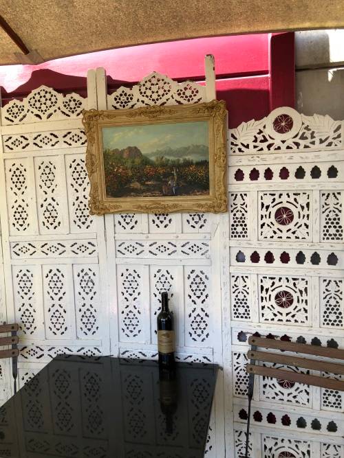 WOW !!! GORGEOUS FRAMED OIL ON CANVAS BOARD LANDSCAPE PAINTING - SIGNED FRANKI