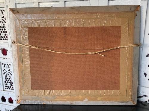 STUNNING FRAMED STILL LIFE OF FRUIT IN AN ORIENTAL BLUE AND WHITE BOWL - SIGNED LORNA 2000