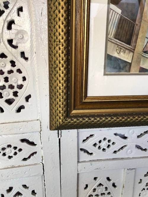 WOW  STUNNING FRAMED ARCHITECTURAL WATERCOLOR PAINTING - COULD BE A RENDERING - SIGNED