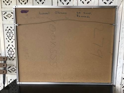 LIONEL ABRAMS (SA 1931 - 1997) FRAMED LIMITED EDITION NUMBERED 20/250 SCREENPRINT AND DATED 1970