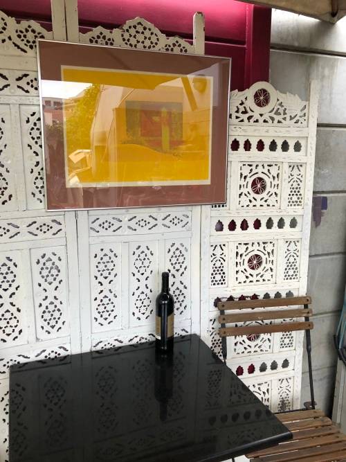 LIONEL ABRAMS (SA 1931 - 1997) FRAMED LIMITED EDITION NUMBERED 20/250 SCREENPRINT AND DATED 1970