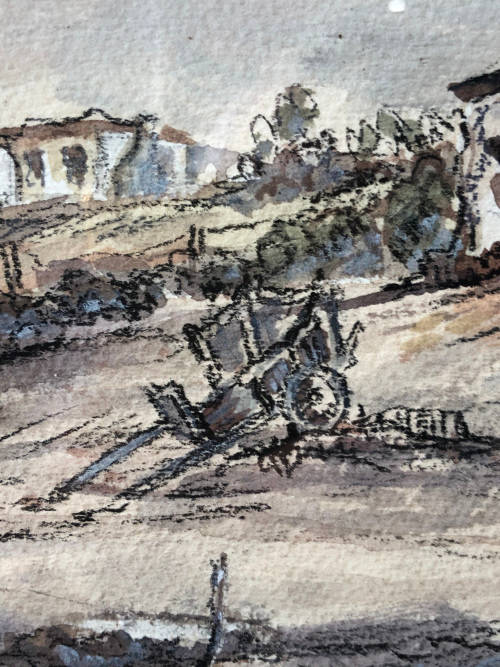 INVESTMENT ART !!! ALEXANDER ROSE-INNES (SA 1915 - 1996) - EXQUISITE FRAMED WATERCOLOR PAINTING