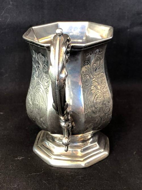 WOW !!! STERLING CHRISTENING CUP LONDON HALLMARKED 1840 - JOSEPH ANGELL I AND II - 98.63g