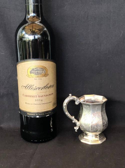 WOW !!! STERLING CHRISTENING CUP LONDON HALLMARKED 1840 - JOSEPH ANGELL I AND II - 98.63g