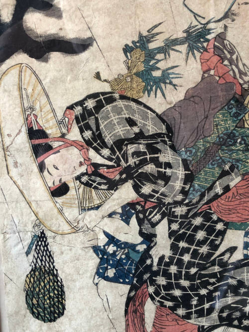 INVESTMENT ART !!! - UTAGAWA KUNISADA (1786 - 1865) ORIGINAL JAPANESE EDO UKIYO-E WOODBLOCK