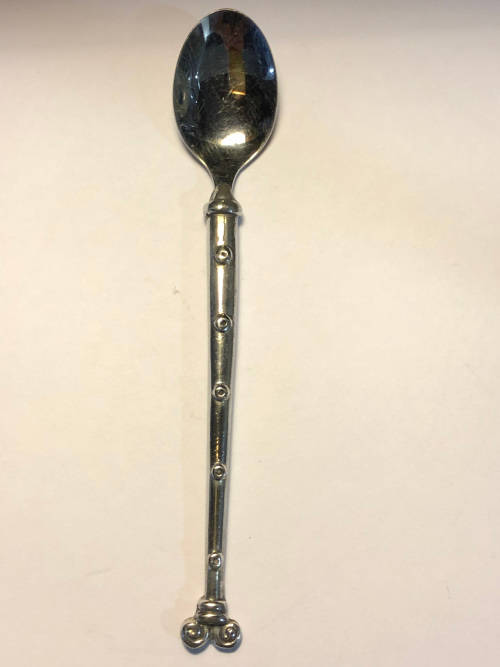 CARROL BOYES FUNCTIONAL ART !!!!  - ARIES PATTERN SUNDAE T-SPOON - IN EXCELLENT USED CONDITION