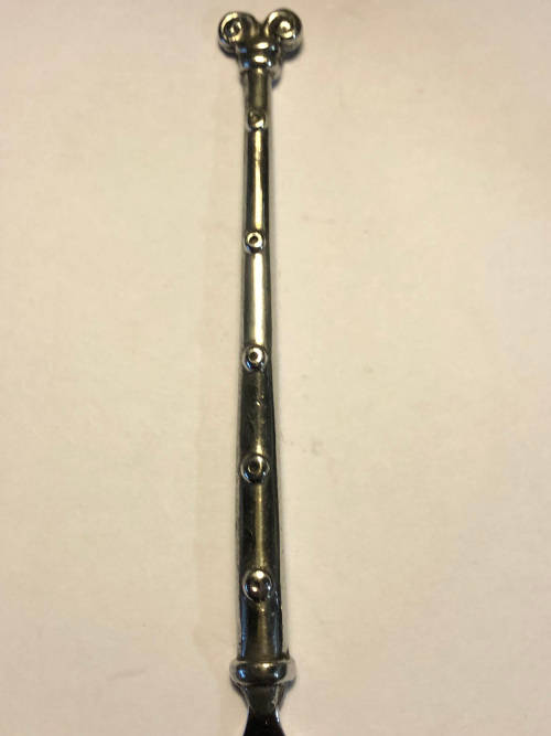 CARROL BOYES FUNCTIONAL ART !!!!  - ARIES PATTERN SUNDAE T-SPOON - IN EXCELLENT USED CONDITION