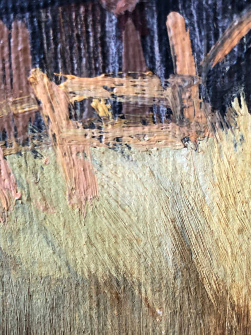 INVESTMENT ART !! GERRIT ROON (1937 - 2017) STUNNING FRAMED OIL ON CANVAS LANDSCAPE PAINTING