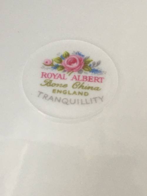 Royal Albert `TRANQUILLITY`,Trio - c1969 Cup Shape,Gainsborough, Malvern,