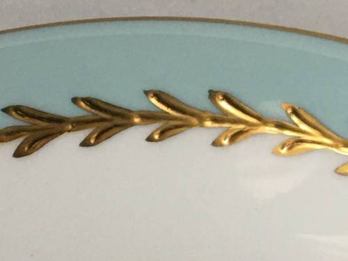 c1950s Royal Albert Bone China `LUCERNE` Cup and Saucer Smooth Shape with Thick Gold Gilt Vine.