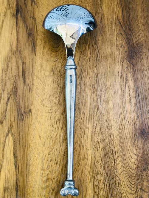 CARROL BOYES FUNCTIONAL ART !!! ARIES PATTERN SOUP LADLE - EARLY HEAVY PIECE
