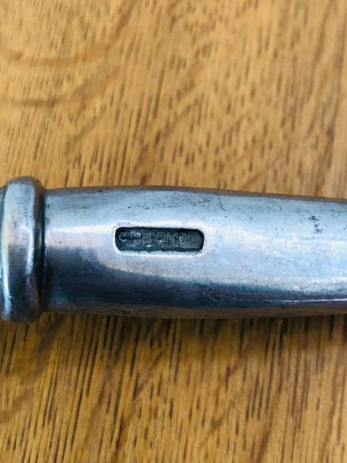 CARROL BOYES FUNCTIONAL ART !!! ARIES PATTERN SOUP LADLE - EARLY HEAVY PIECE