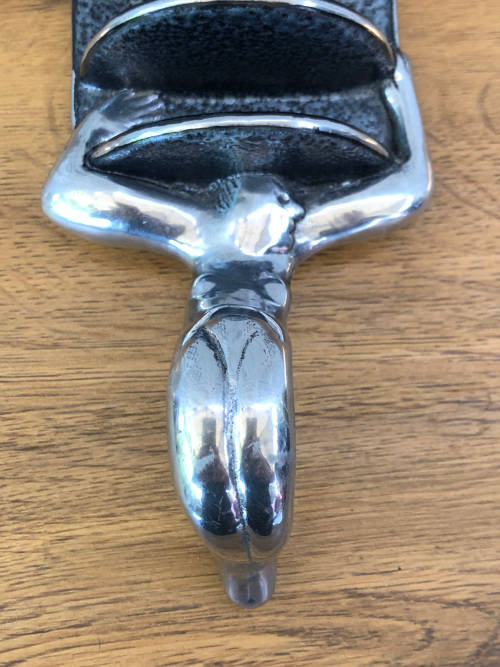 CARROL BOYES FUNCTIONAL ART !!! WOMAN DIVER PATTERN TOAST RACK - EXCELLENT CONDITION