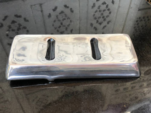 CARROL BOYES (1954 - 2019) - ORIGINAL MAN PATTERN CONDIMENT DISH - BRAND NEW FUNCTIONAL ART