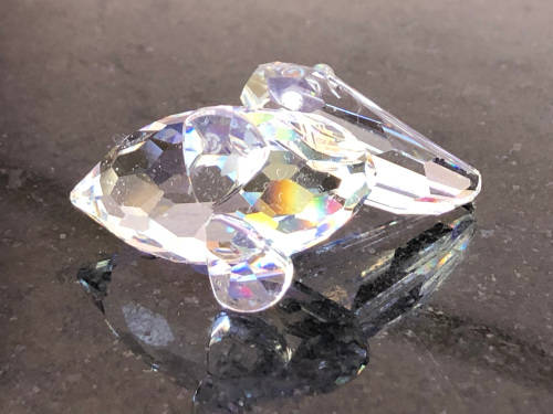 STUNNING RARE SWAROVSKI CRYSTAL  PELICAN - EXQUISITE PIECE - CLEARLY MARKED - DISCONTINUED