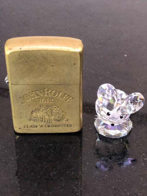 STUNNING RARE SWAROVSKI CRYSTAL MOUSE VAR 1 - EXQUISITE PIECE - CLEARLY MARKED - DISCONTINUED