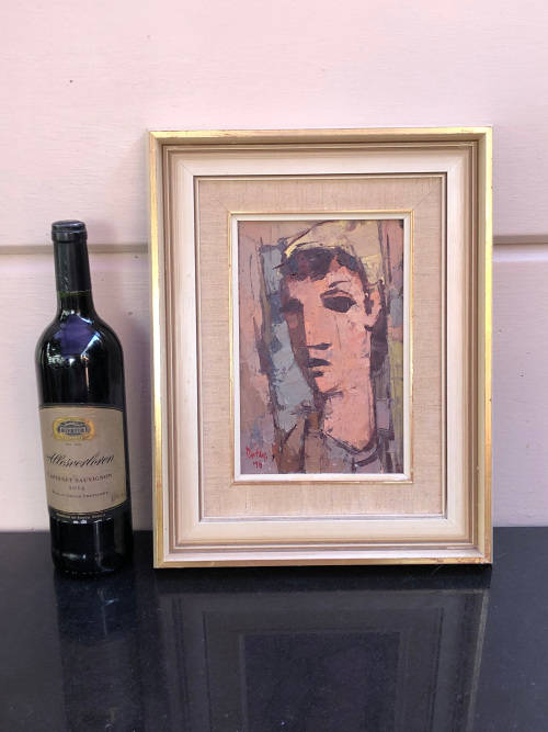 Stunning framed oil on board painting - signed and dated 1976 (in the style of Carl Büchner)