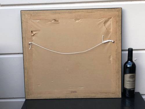 KAREN LILJE (AUTHOR) - SUPER RARE ! ORIGINAL FRAMED CHARCOAL RUBBING / ETCHING , LIMITED EDITION 2/2