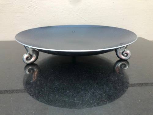 CARROL BOYES (1954 - 2019) FUNCTIONAL ART !!! WAVE PATTERN PLATTER - CLEARLY MARKED