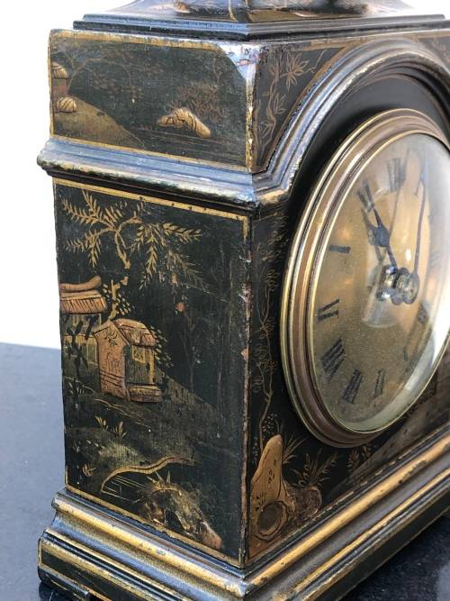 EDWARDIAN FRENCH CHINOISERIE REVIVAL BRACKET CLOCK CIRCA 1900-1910, 100% WORKING!!