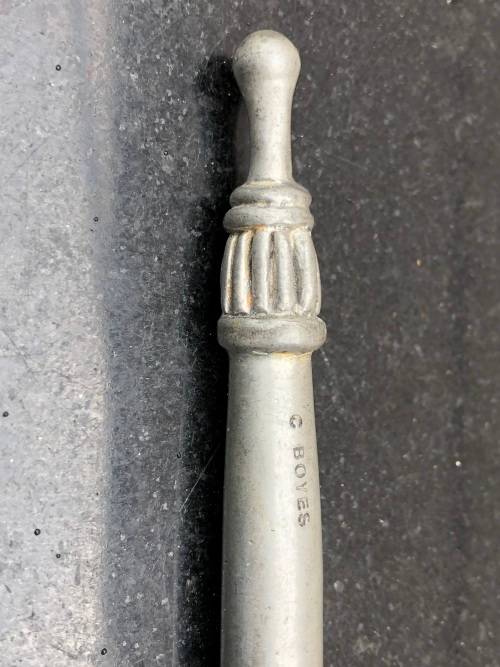 CARROL BOYES (1954 - 2019) SOVIET PATTERN HEAVY PEWTER PEN - CLEARLY MARKED