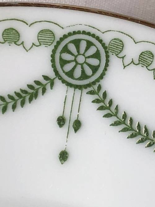 STUNNING 1900`s PORCELAIN DEMITASSE CUP AND SAUCER - MINT - UNKNOWN MARKING