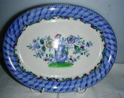 Vintage Copeland Spode - small oval platter - ' Portland vase ' - 16 x 12cm - over 70 years old !