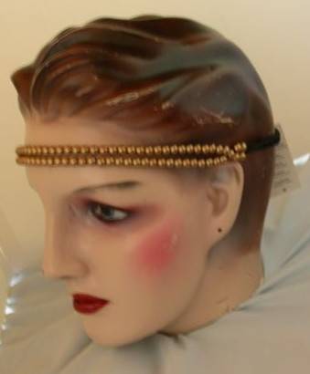 Headband - copper beads - Imported from ireland - REDUCED