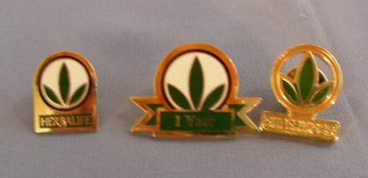 Herbalife badges x 3