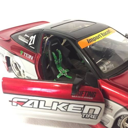 Jada Toys Nissan 240 SX import racer drifting model car - scale 1/18