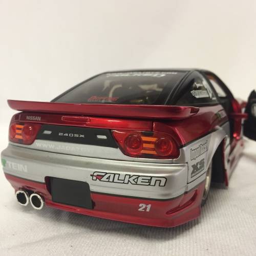 Jada Toys Nissan 240 SX import racer drifting model car - scale 1/18
