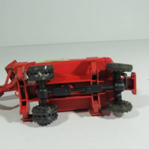 Gescha Poclain 90 excavator with clam die-cast construction model - Scale 1/50