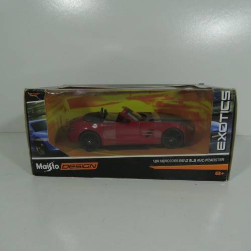 Maisto Exotics Mercedes-Benz SLS AMG Roadster model car in box  scale 1/24