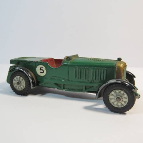 Lesney Matchbox models of Yesteryear No.5 1929 Bentley 4 1/2 Litre race car