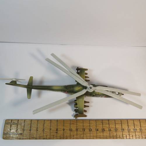 ERTL Military Mi-24 Hind die-cast helicopter model