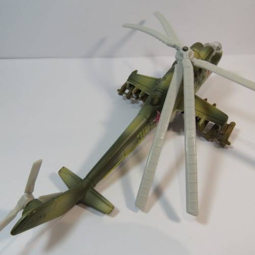 ERTL Military Mi-24 Hind die-cast helicopter model