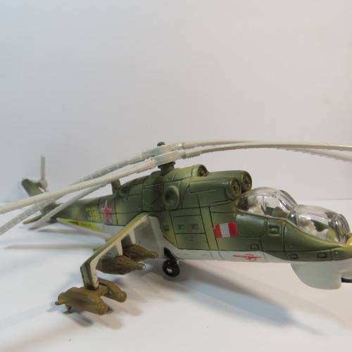 ERTL Military Mi-24 Hind die-cast helicopter model