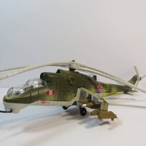 ERTL Military Mi-24 Hind die-cast helicopter model