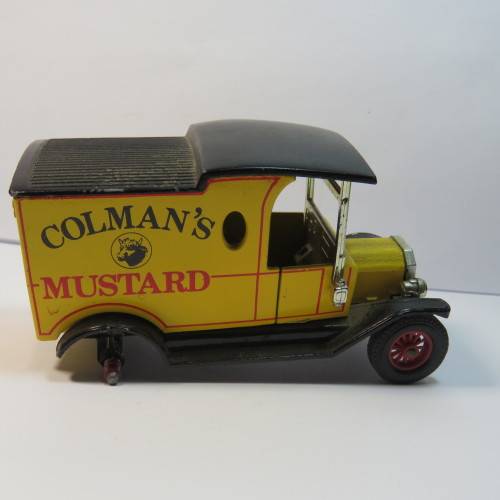 Matchbox 1912 Ford model T delivery van - Colman's Mustard -Models of Yesteryear Y-12 -Missing wheel