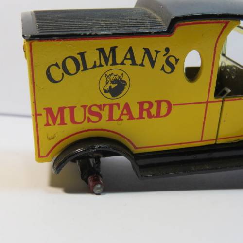 Matchbox 1912 Ford model T delivery van - Colman's Mustard -Models of Yesteryear Y-12 -Missing wheel