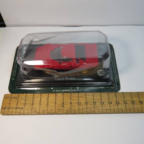 DelPrado Lancia Stratos model car - Scale 1/43