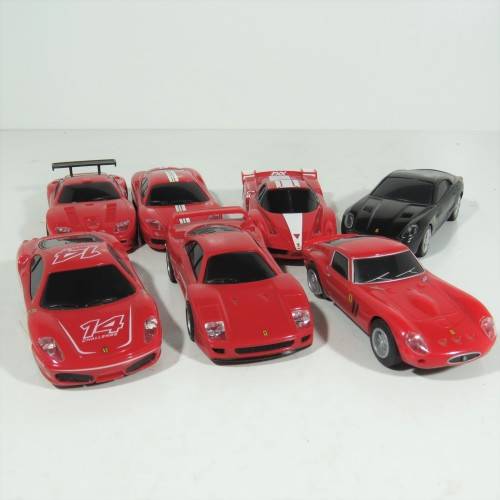Lot of 7 Shell V-Power Ferrari toy cars - Pull back action