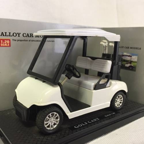 Golf Cart model car in box - pull back action - scale 1/20
