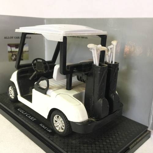 Golf Cart model car in box - pull back action - scale 1/20