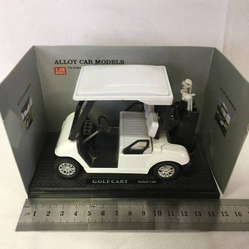Golf Cart model car in box - pull back action - scale 1/20