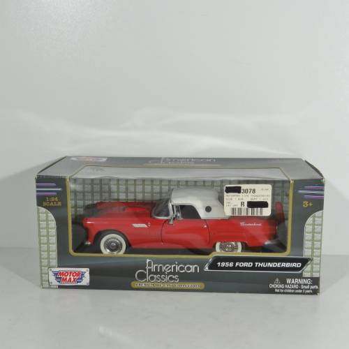 Motor Max 1956 Ford Thunderbird model car with box - Scale 1/24