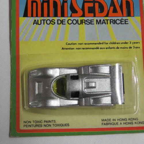 Vintage TinToys die cast mini sedan toy car in pack
